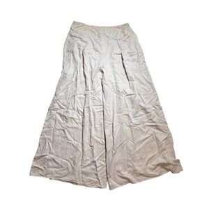 Pilcro Anthropologie High Rise Wide Leg Palazzo Pants Pearl Size 31 New